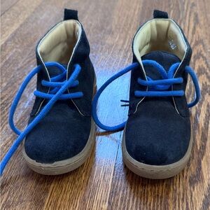 Jacadi Paris Boys Navy Suede Lace-up Boots